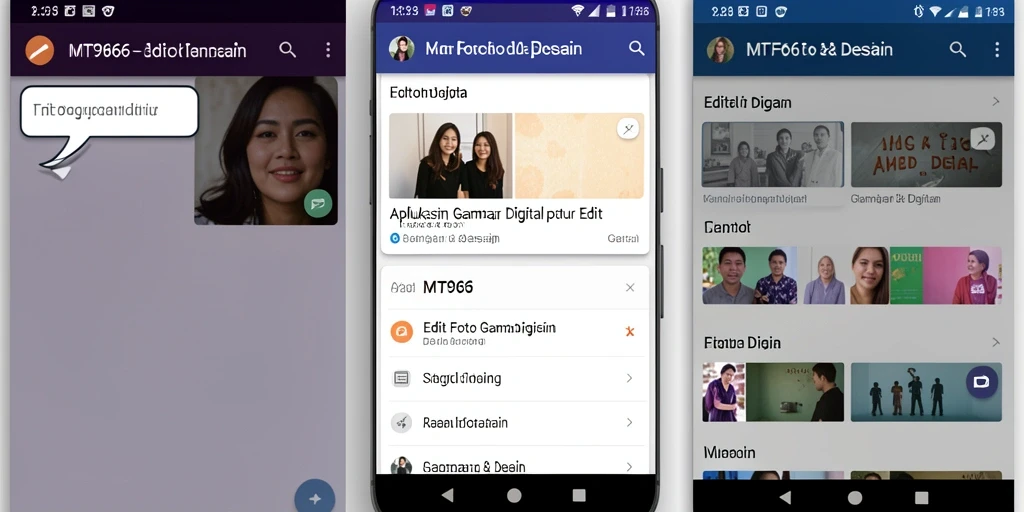 Tampilan antarmuka aplikasi MT966 yang user-friendly dan fungsional.