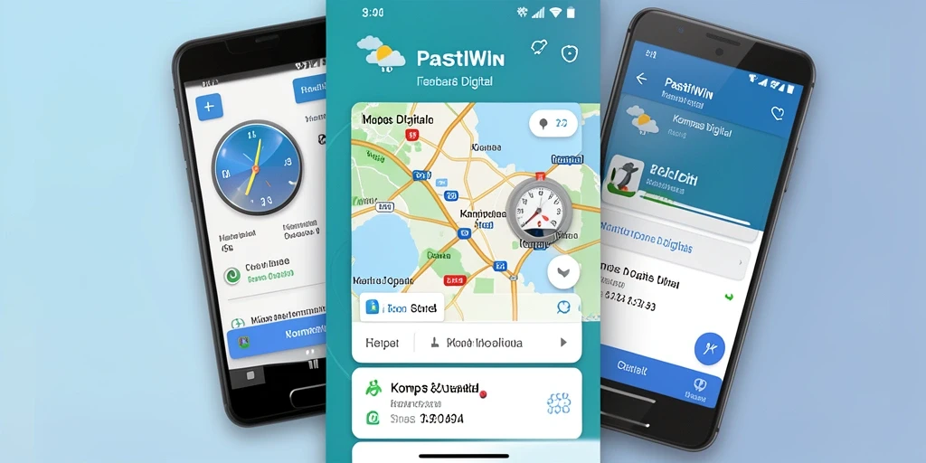 Tampilan utama PASTIWIN dengan antarmuka Kompas Digital yang intuitif.