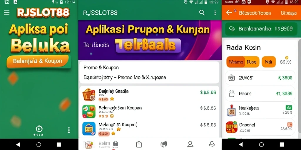 Tampilan antarmuka aplikasi RJSLOT88 yang menarik dan fungsional
