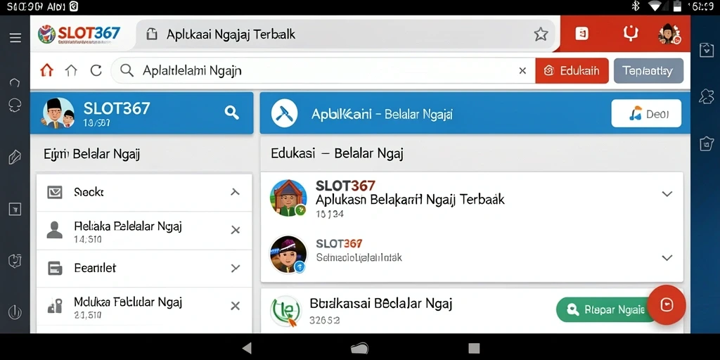 Tampilan antarmuka aplikasi SLOT367 yang informatif dan menarik.