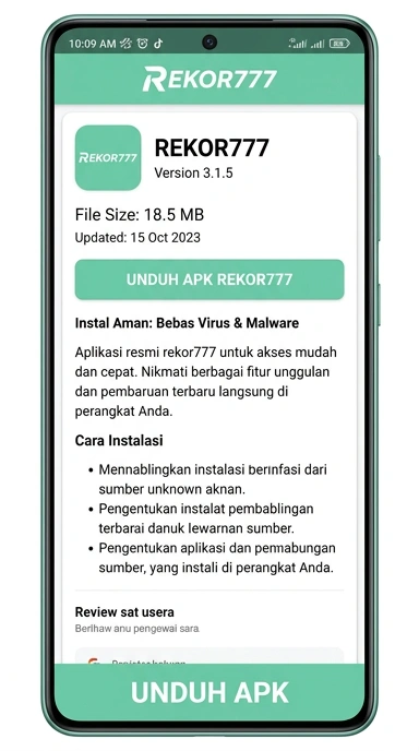 Download dan Instal APK rekor777 untuk Android