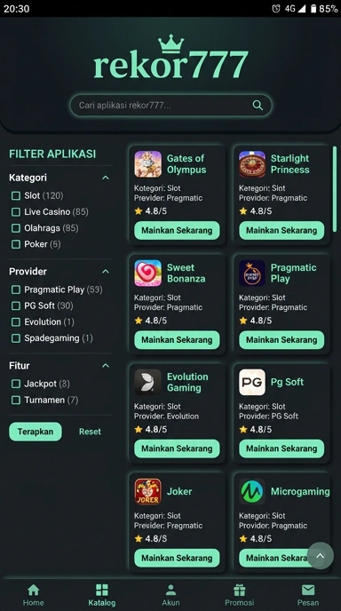 rekor777 - Indeks Aplikasi Populer & Kanal Uji Terbaik Indonesia